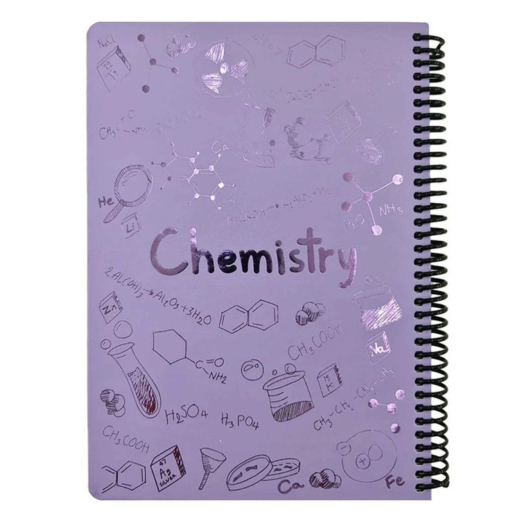 دفتر مشق 100 برگ دات نوت طرح CHEMISTRY مدل فرمول
