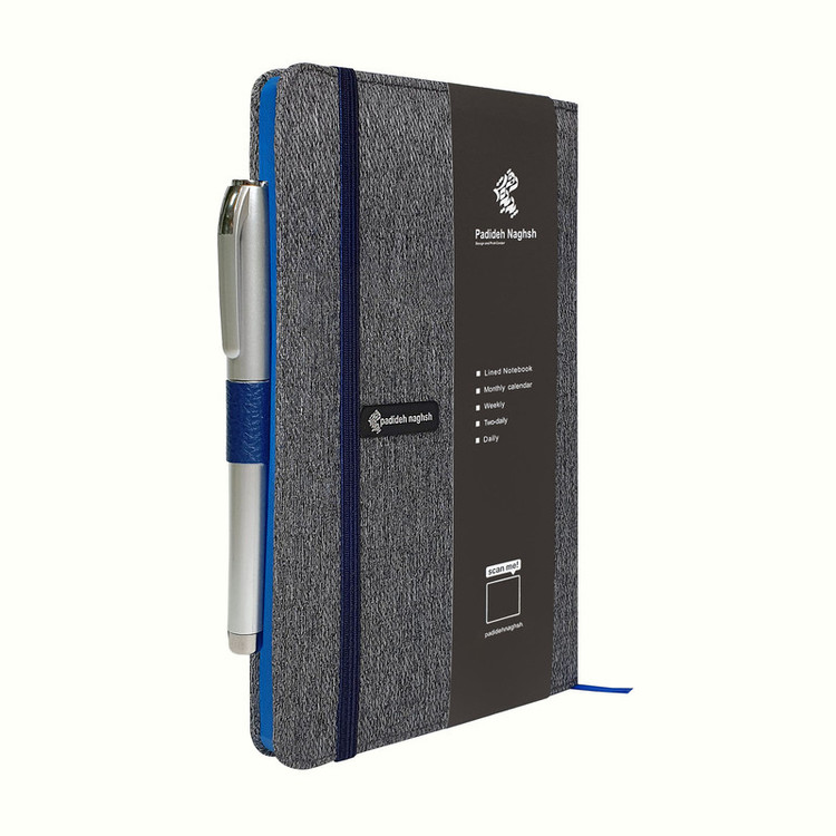دفتر یادداشت پدیده نقش مدل پارچه ای کد 01 به همراه خودکار