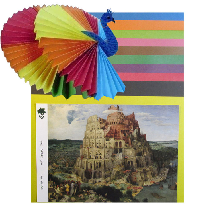 مقوا رنگی تیما کد BG سایز 35x25 سانتی متر بسته 100 عددی