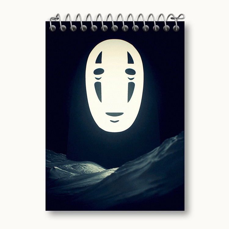 دفتر یادداشت 50 برگ خندالو مدل نوفیس انیمه شهر اشباح Spirited Away کد 12089