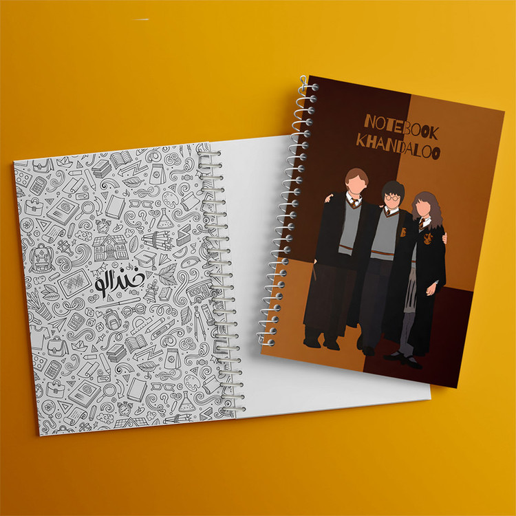دفتر نقاشی 50 برگ خندالو طرح هری پاتر (Harry Potter) کد N7204
