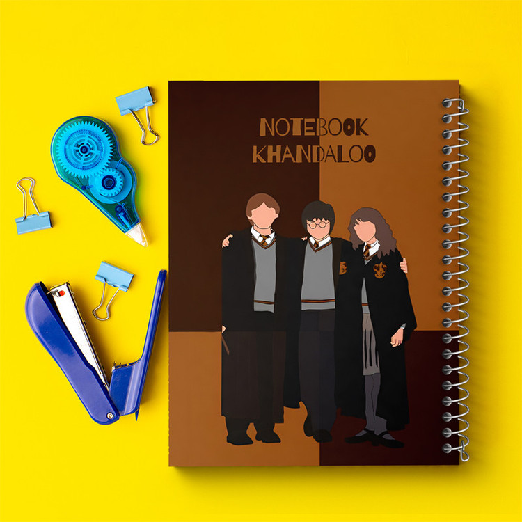 دفتر نقاشی 50 برگ خندالو طرح هری پاتر (Harry Potter) کد N7204