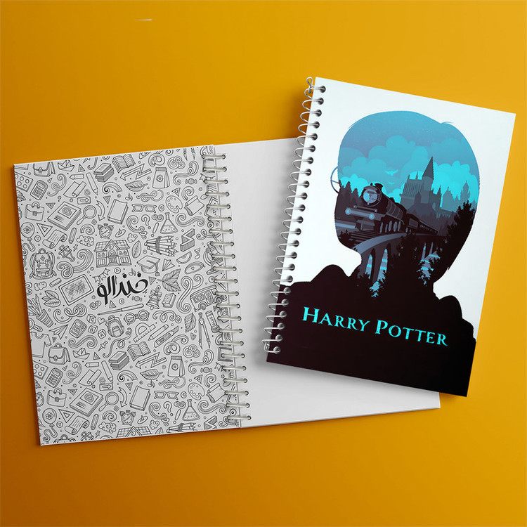 دفتر مشق 100 برگ خندالو طرح هری پاتر (Harry Potter) کد N3162