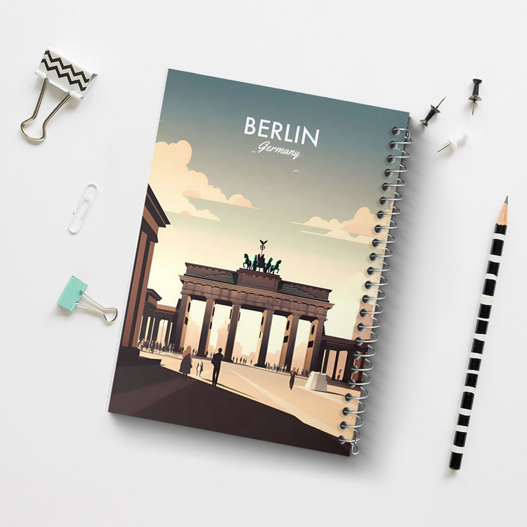 دفتر مشق 100 برگ خندالو طرح برلین (Berlin) کد F6322