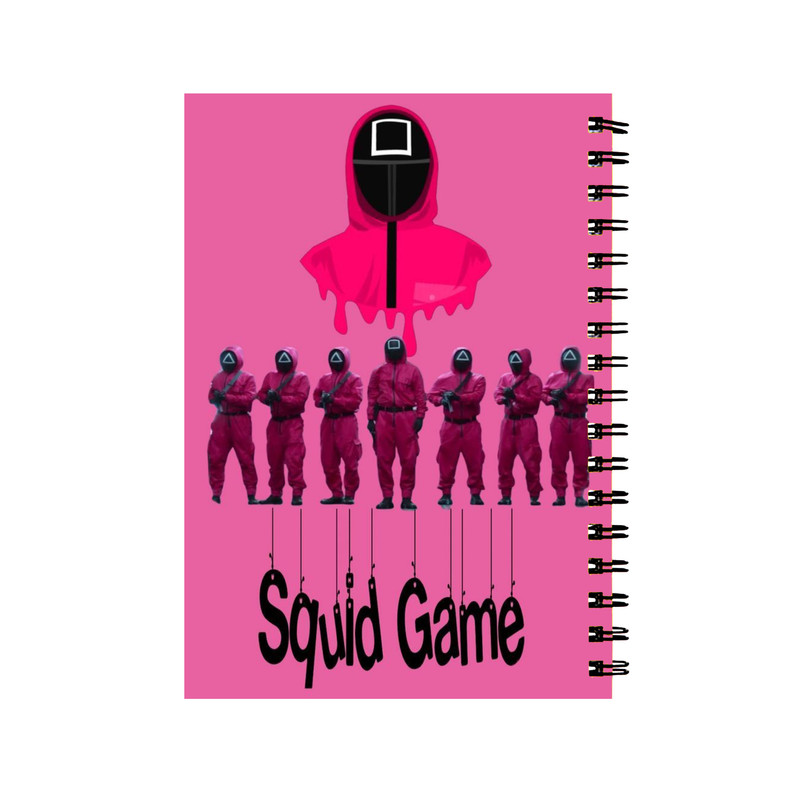دفتر مشق 50 برگ طرح squid game کد k02