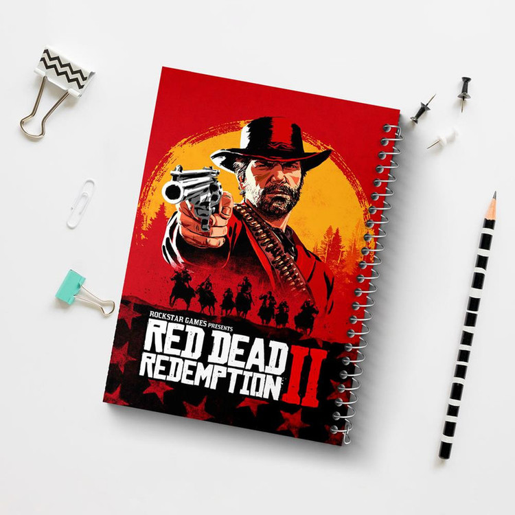 دفتر نقاشی 50 برگ خندالو مدل رد دد Red Dead کد 10293