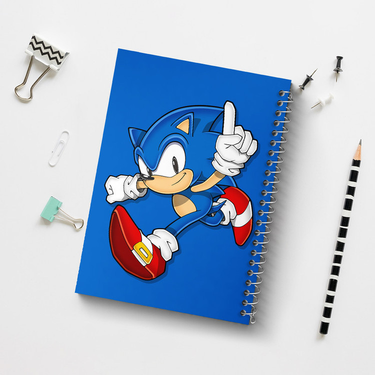 دفتر مشق 50 برگ خندالو طرح سونیک (Sonic) کد 37017