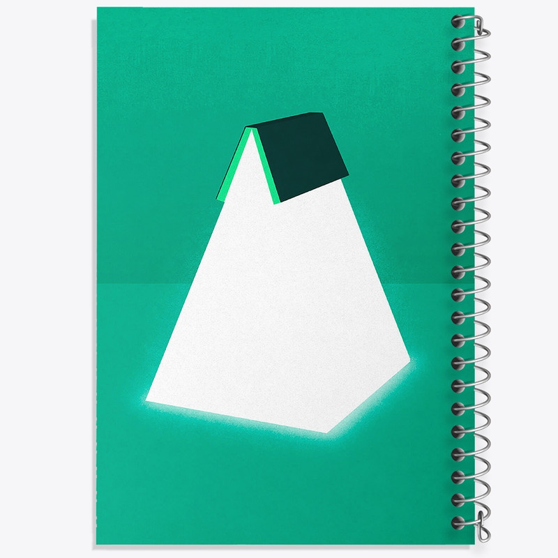 دفتر شطرنجی 50 برگ خندالو مدل کتاب (Book) کد F237