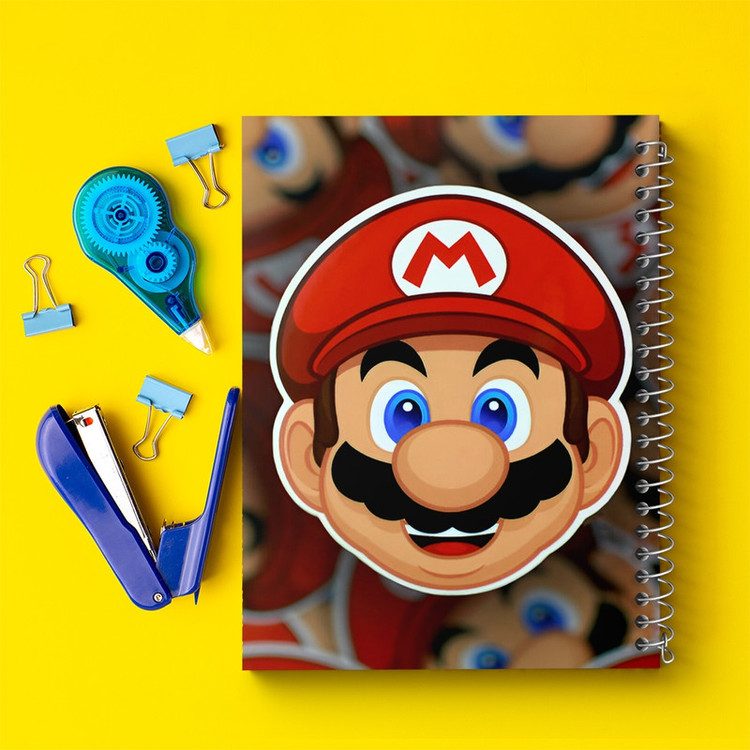 دفتر طراحی 50 برگ خندالو طرح (Mario) سوپر ماریو کد N8948