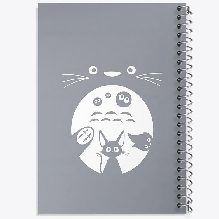 دفتر مشق 50 برگ خندالو طرح انیمه توتورو (Totoro) کد N4032