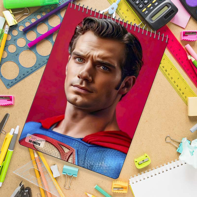 دفتر نقاشی 50 برگ سیمی کارنیکا طرح سوپرمن Superman کد 37517