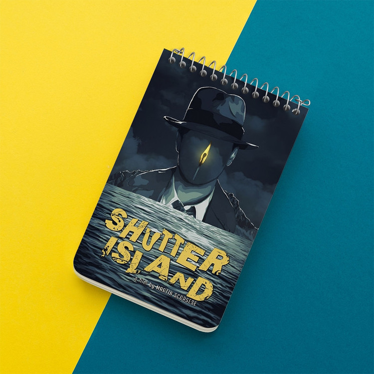 دفتر یادداشت 50 برگ خندالو طرح جزیره شاتر (Shutter Island) کد F10173