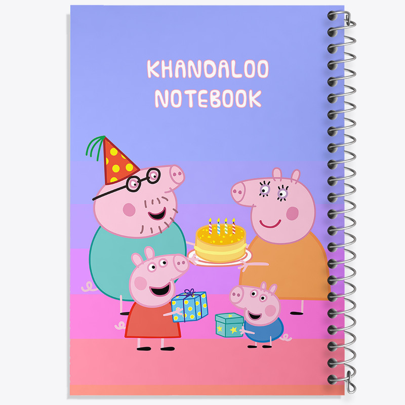دفتر مشق 50 برگ خندالو طرح انیمیشن پپا پیگ (Peppa Pig) کد N9236