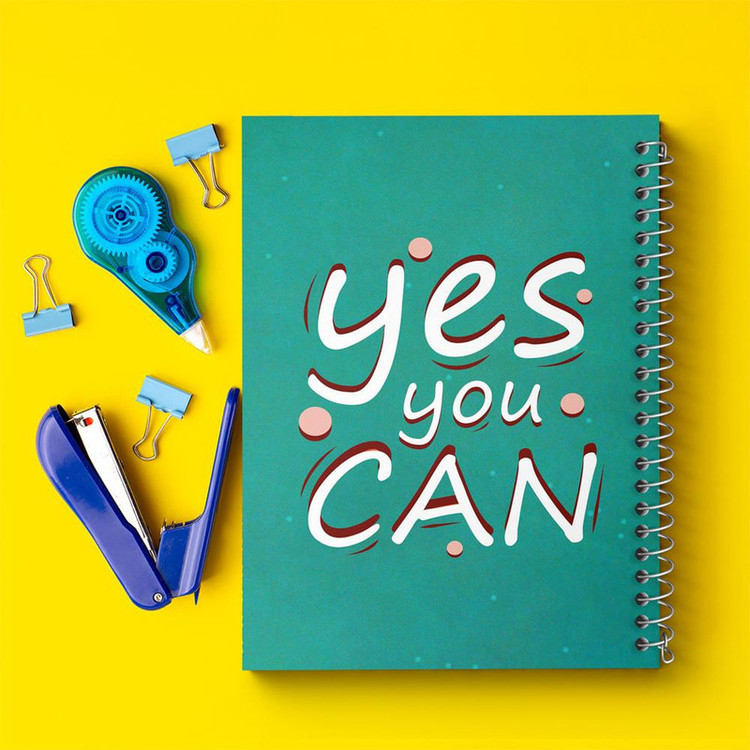 دفتر نقاشی 50 برگ خندالو مدل Yes You Can کد 10046