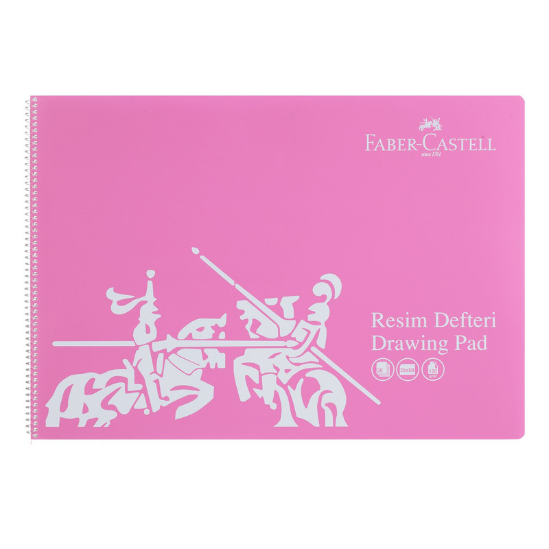 دفتر نقاشی 30 برگ سیمی فابر کاستل مدل PP Cover Drawing Pad