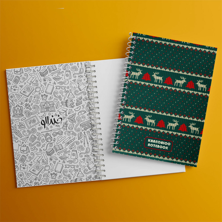 دفتر نقاشی 50 برگ خندالو طرح کریسمس (Christmas) کد N6122