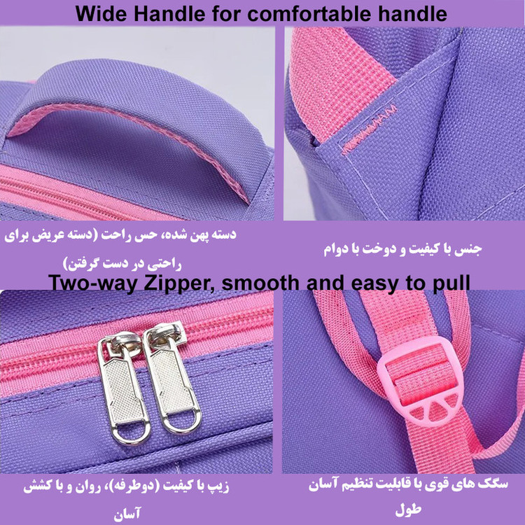 کوله پشتی مدرسه طرح کرومی کد 01