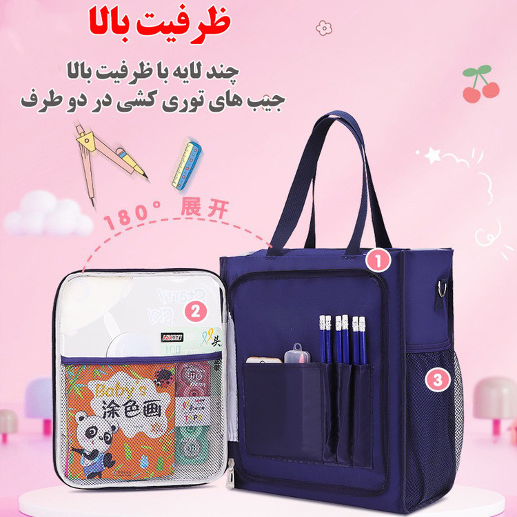 کوله پشتی مدرسه مدل استاری اسکای کد 5086