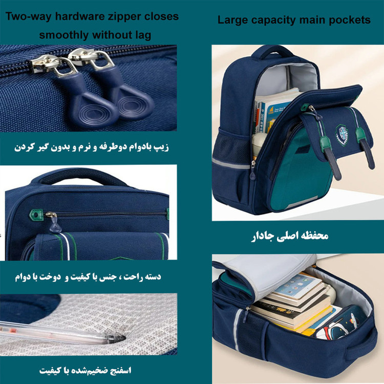 کوله پشتی اچ سی کد 5464