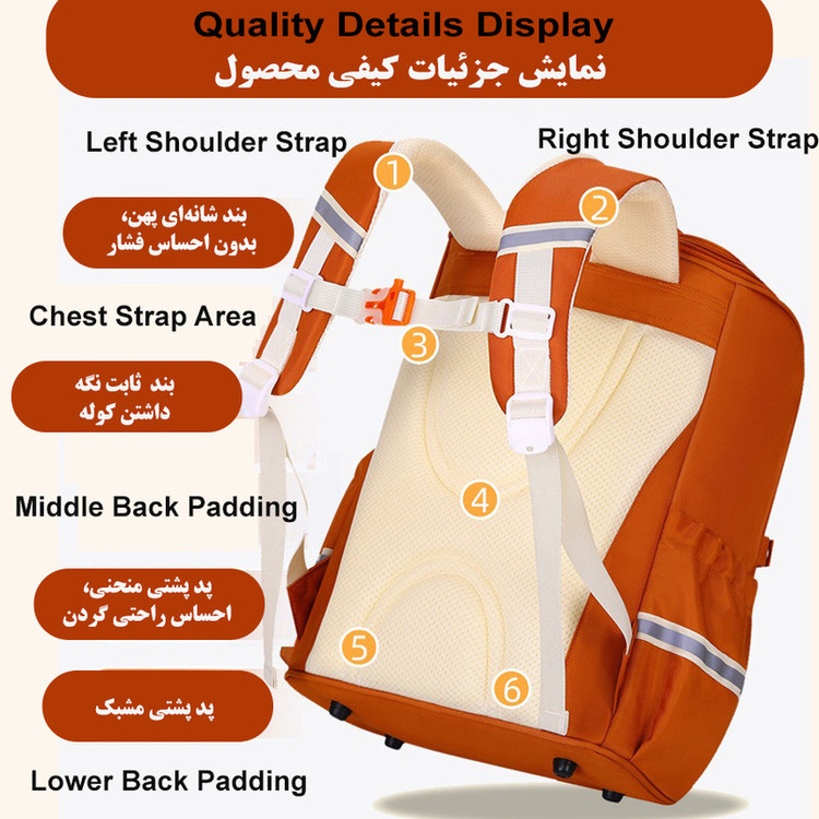 کوله پشتی شیاوچی کد 5329