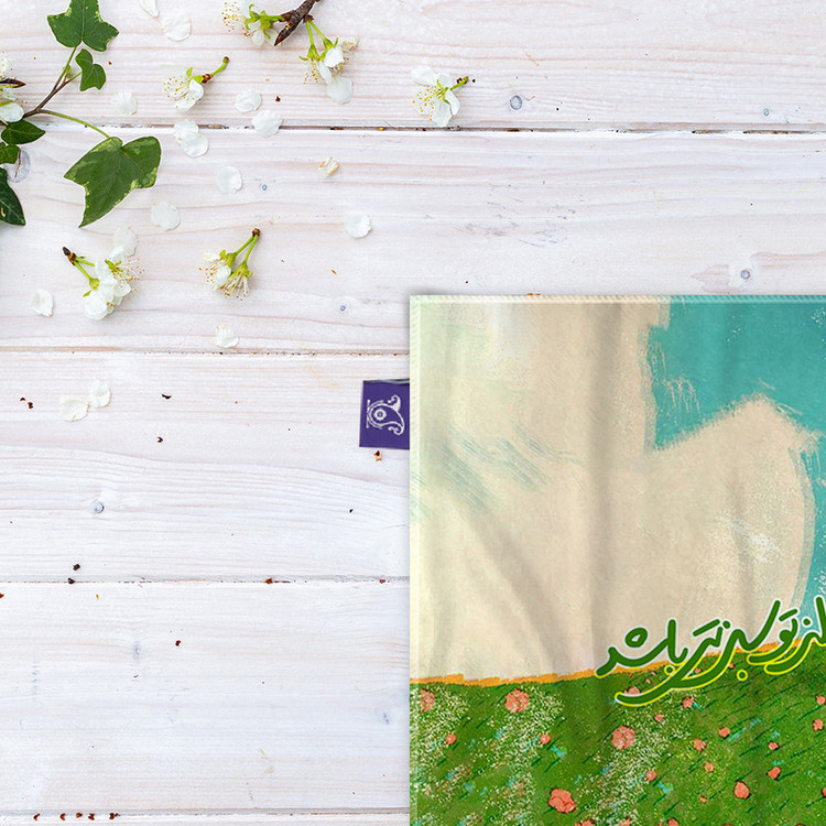 کاغذ کادو ترمه طراحان ایده مدل بهار کد trm211