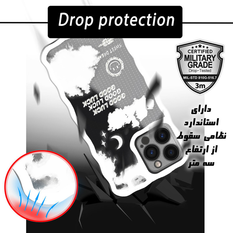 کاور لاین کینگ مدل Abresefidmojdar مناسب برای گوشی موبایل اپل IPhone 13 pro Max