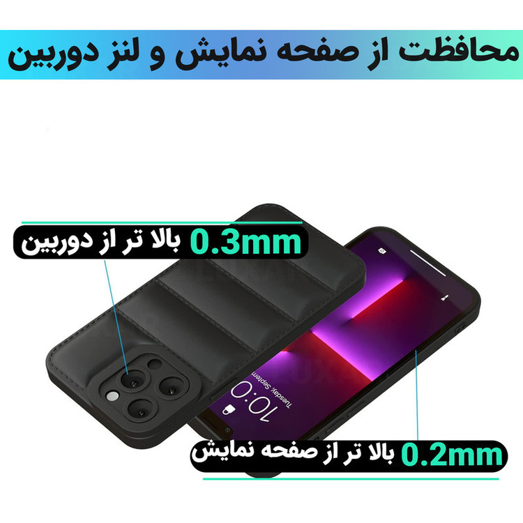 کاور لوکسار مدل 15promax - Lumer مناسب برای گوشی موبایل اپل iPhone 15 Pro Max