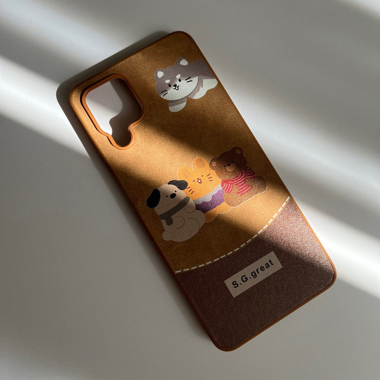 کاور مدل فانتزی طرح گربه و سگ کد 532 مناسب برای گوشی موبایل سامسونگ Galaxy A12 / M12