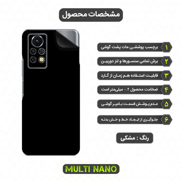 برچسب پوششی مولتی نانو مدل X-F1M مناسب برای گوشی موبایل اینفینیکس Note 11 Pro