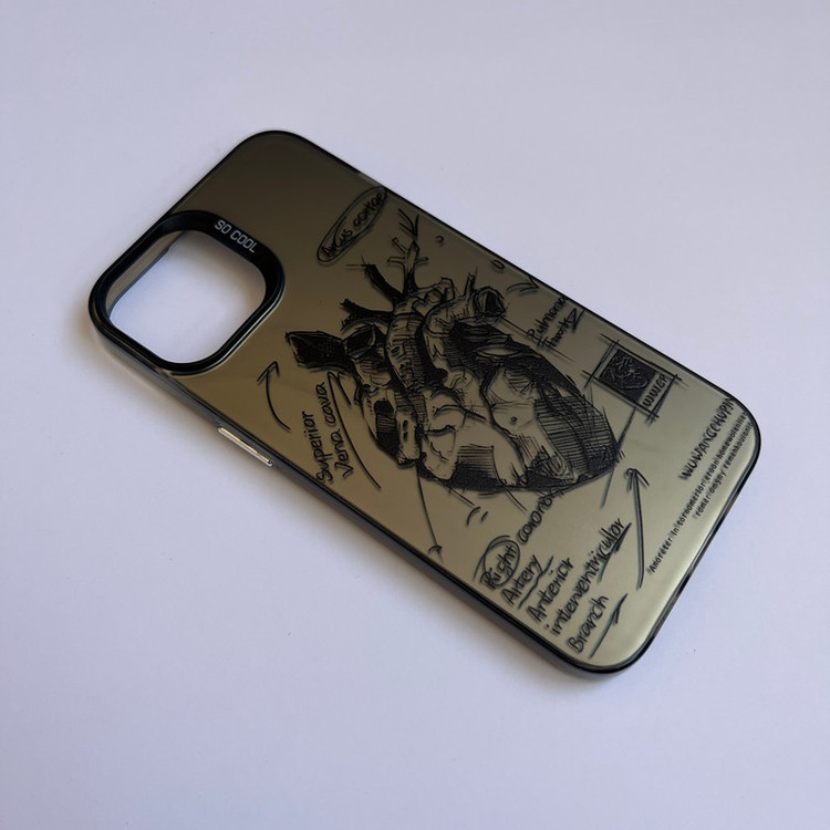 کاور مدل So Cool طرح تشریح قلب کد 400 مناسب برای گوشی موبایل اپل iPhone 13 / 14