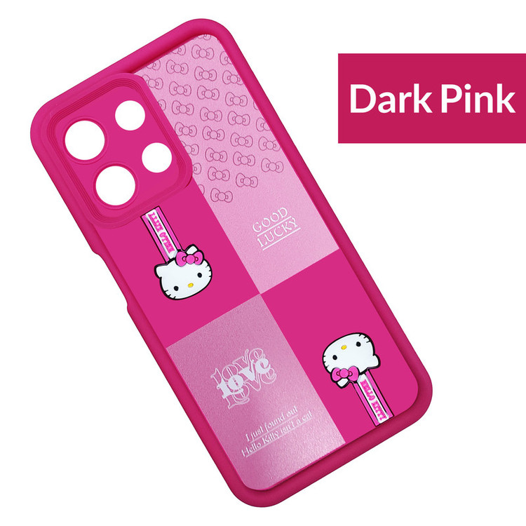 کاور موفی مدل Silicone Puffer Hello Kitty Strap مناسب برای گوشی موبایل شیائومی Note 13 Pro 4G / Poco M6 Pro 4G به همراه بند