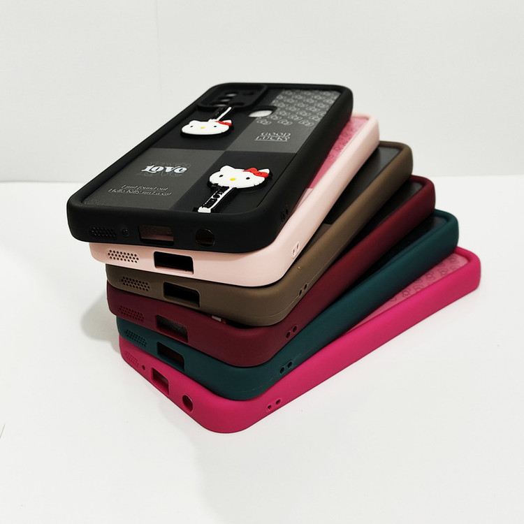 کاور موفی مدل Silicone Puffer Hello Kitty Strap مناسب برای گوشی موبایل شیائومی Note 13 Pro 4G / Poco M6 Pro 4G به همراه بند