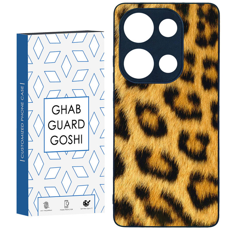 کاور قاب گارد گوشی طرح پلنگی کد TPU-074 مناسب برای گوشی موبایل شیائومی Redmi Note 13 Pro 4G / Poco M6 Pro 4G