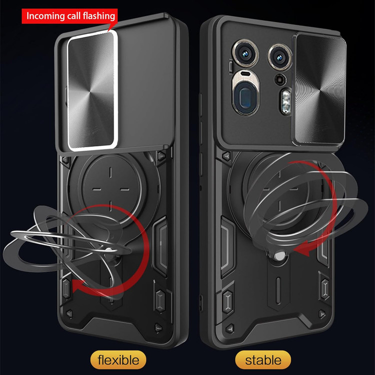 کاور اسپارتان مدل Magnet Ring Strap مناسب برای گوشی موبایل موتورولا Edge 50 Ultra به همراه بند آویز