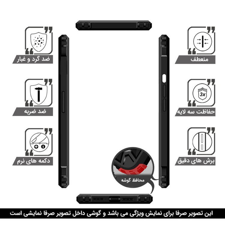 کاور لوکسار مدل note9 -Vetra مناسب برای گوشی موبایل شیائومی Redmi Note 9 4G / 10X 4G