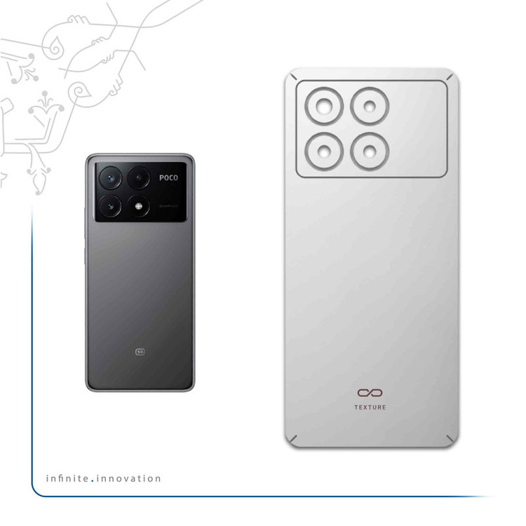 برچسب پوششی ماهوت مدل Matte-White مناسب برای گوشی موبایل شیائومی Poco X6 Pro