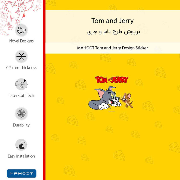 برچسب پوششی ماهوت مدل Tom and Jerry مناسب برای گوشی موبایل سامسونگ Galaxy A01 Core