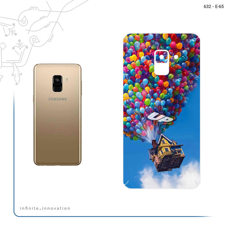 برچسب پوششی ماهوت مدل UP مناسب برای گوشی موبایل سامسونگ Galaxy A8 2018