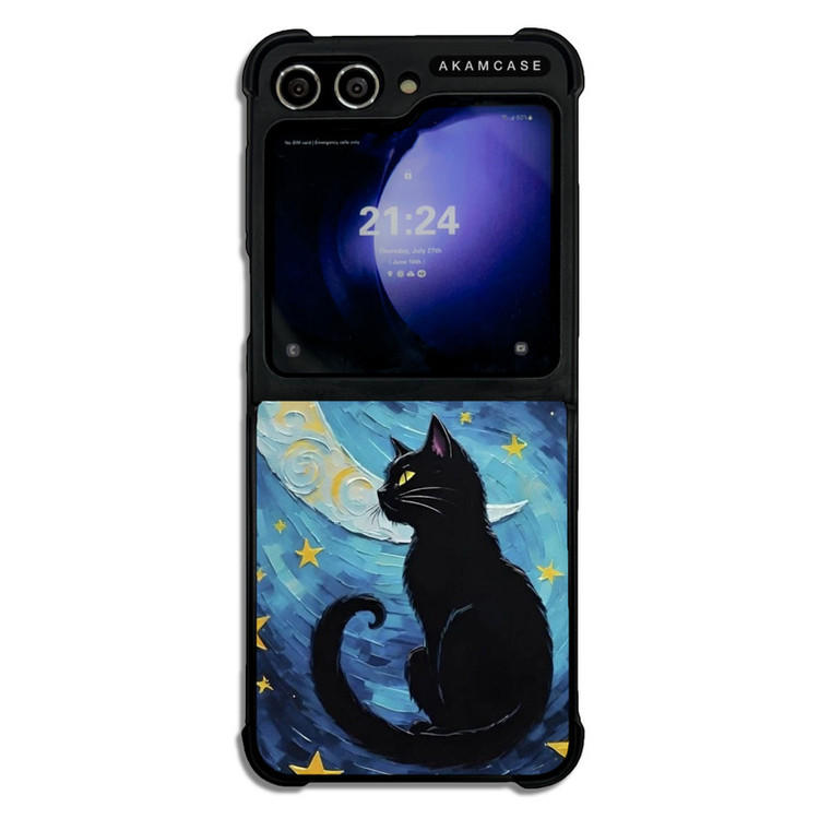 کاور آکام مدل AMC-WSGZFLIP5-CATS-33 مناسب برای گوشی موبایل سامسونگ Galaxy Z Flip 5