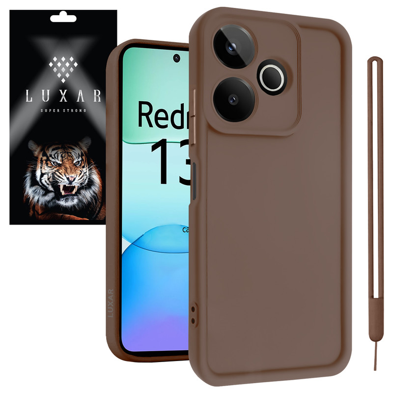 کاور لوکسار مدل redmi13 -puffer band طرح بند دار مناسب برای گوشی موبایل شیائومی Redmi 13 4G / Poco M6 4G / Redmi 13X 4G