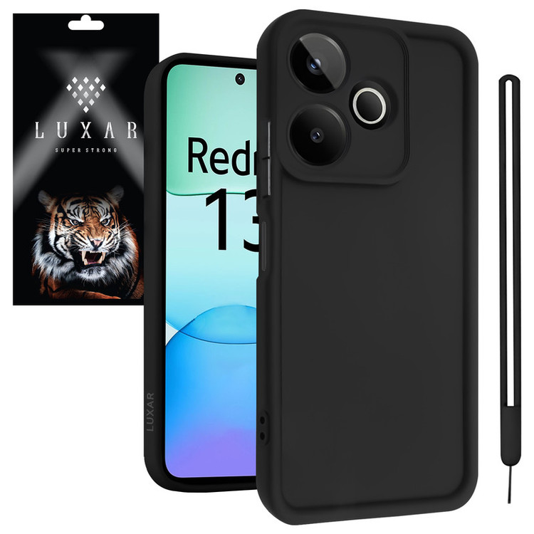 کاور لوکسار مدل redmi13 -puffer band طرح بند دار مناسب برای گوشی موبایل شیائومی Redmi 13 4G / Poco M6 4G / Redmi 13X 4G