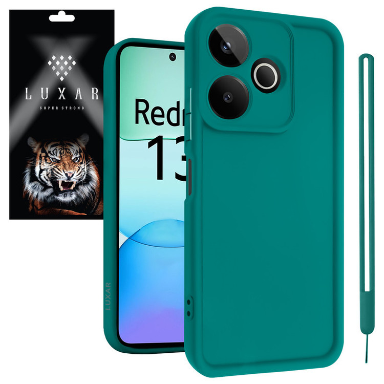 کاور لوکسار مدل redmi13 -puffer band طرح بند دار مناسب برای گوشی موبایل شیائومی Redmi 13 4G / Poco M6 4G / Redmi 13X 4G