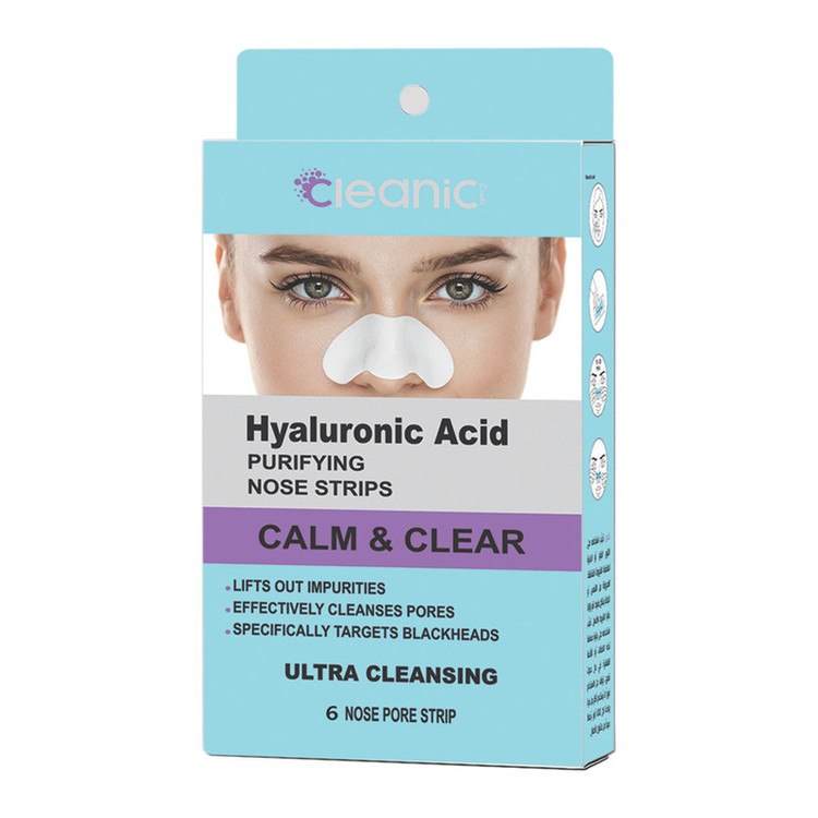 چسب پاک کننده بینی کلینیک کیندی مدل HYALURONIC ACID بسته 6 عددی