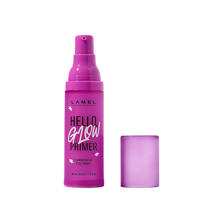پرایمر صورت لامل مدل Hello Glow مناسب برای انواع پوست حجم 30 میلی لیتر