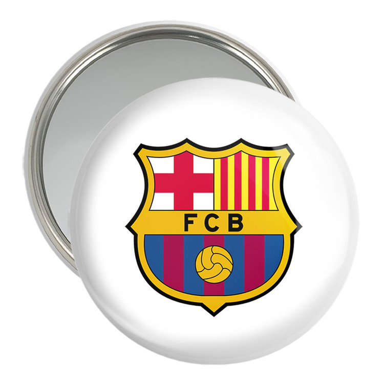 آینه جیبی خندالو مدل باشگاه بارسلونا FC Barcelona کد 2094