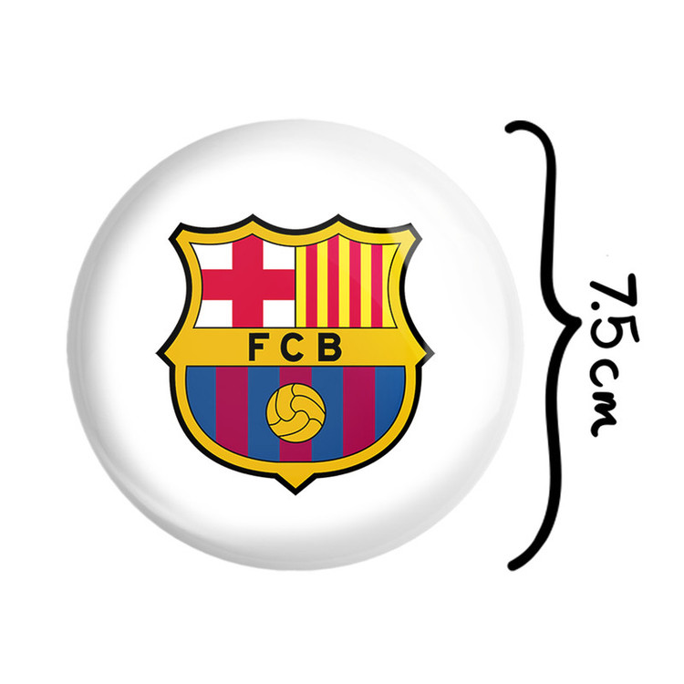 آینه جیبی خندالو مدل باشگاه بارسلونا FC Barcelona کد 2094