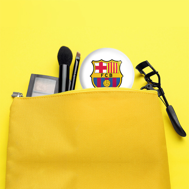 آینه جیبی خندالو مدل باشگاه بارسلونا FC Barcelona کد 2094