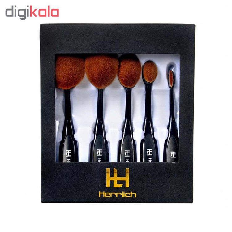 ست برس آرایشی هرلیچ کد 326 بسته 5 عددی