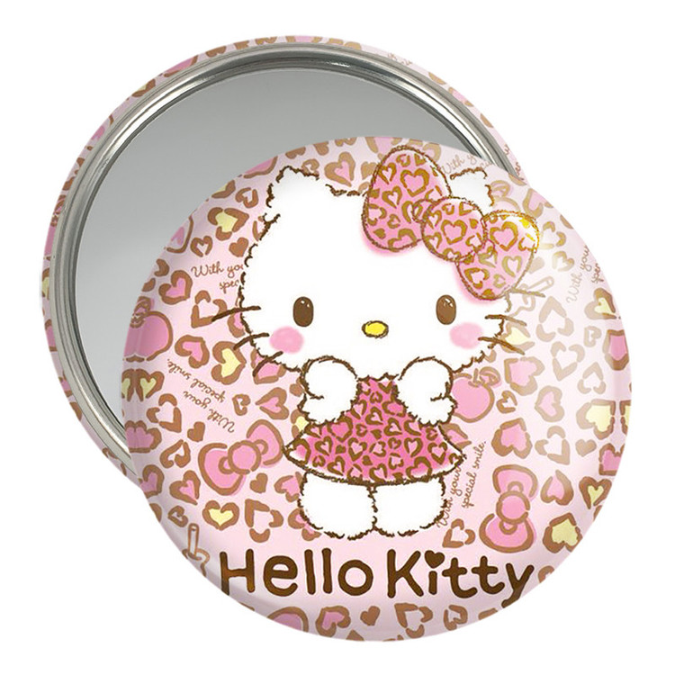 آینه جیبی خندالو مدل هلو کیتی Hello Kitty کد 2498