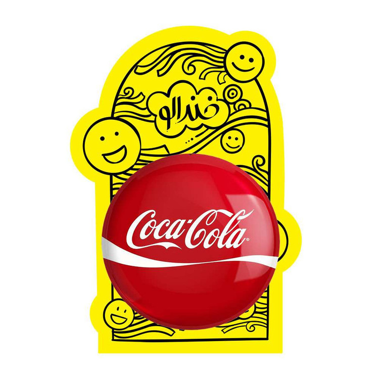 آینه جیبی خندالو مدل کوکاکولا Coca-Cola کد 6205